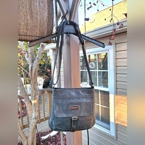 Charcoal Black Sag Harbor Crossbody Bag